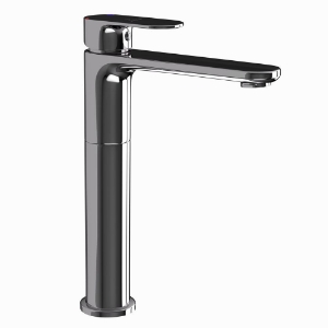 Picture of Single Lever High Neck Basin Mixer - Black Chrome