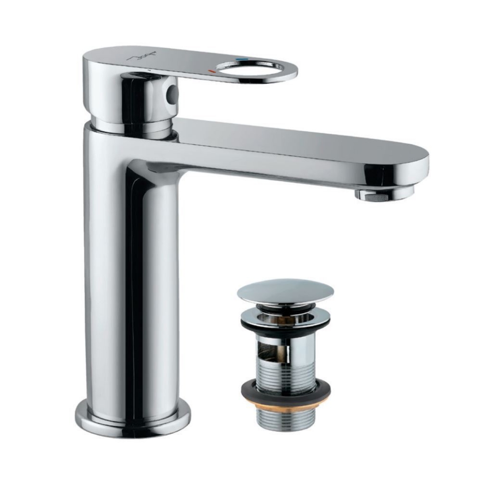 Picture of Single Lever Basin Mixer with click clack waste