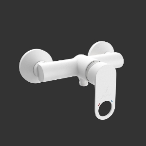 Picture of Single Lever Shower Mixer - White Matt