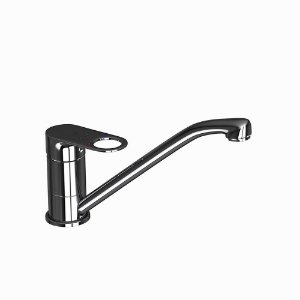 Picture of Single Lever Mono Sink Mixer - Black Chrome