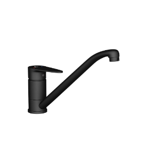 Picture of Single Lever Mono Sink Mixer - Black Matt