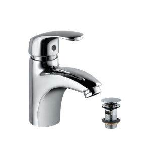 Picture of Single Lever Extended Basin Mixer with click clack waste