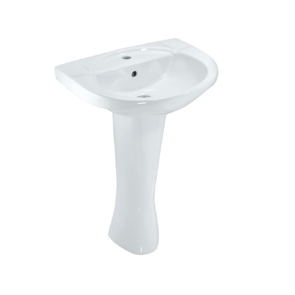 صورة Wall Hung Basin with Full Pedestal