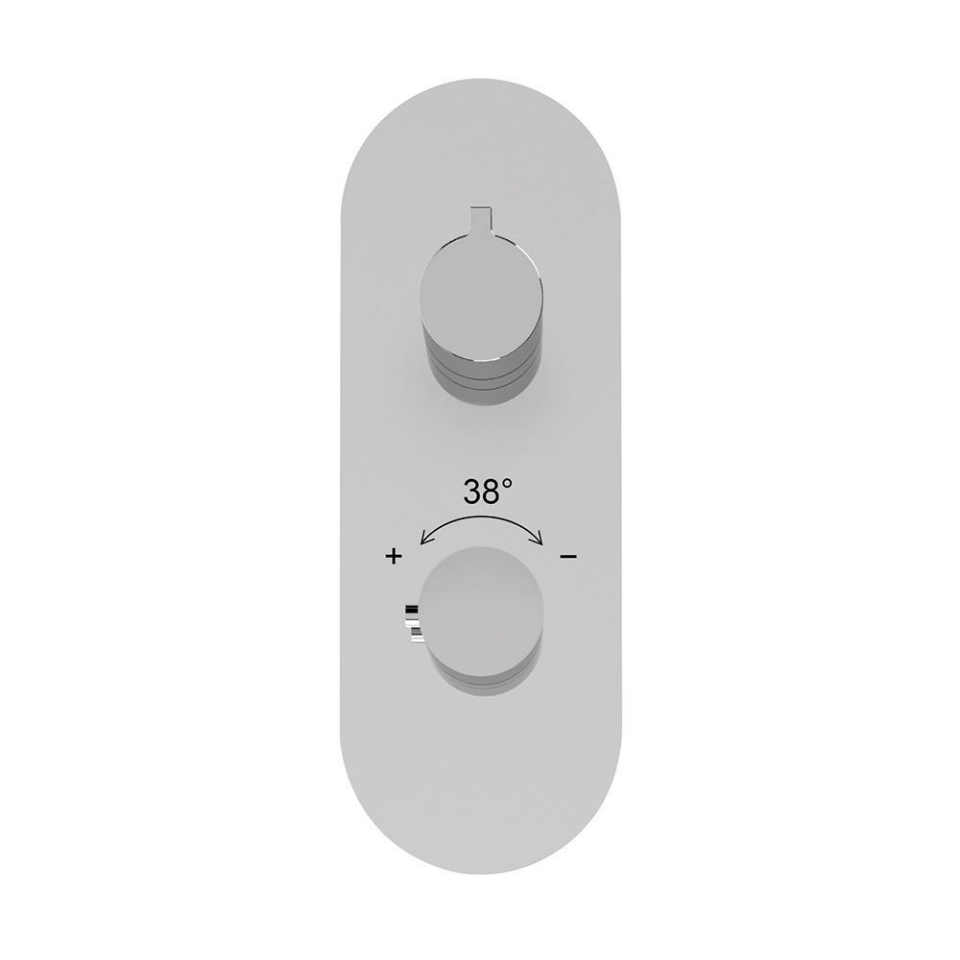 Picture of Aquamax exposed part kit of thermostatic shower mixer