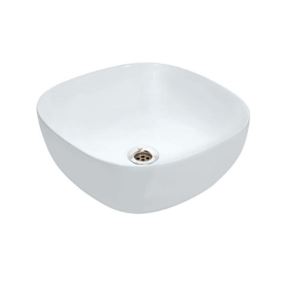 الصورة: Thin Rim Table Top Basin - White