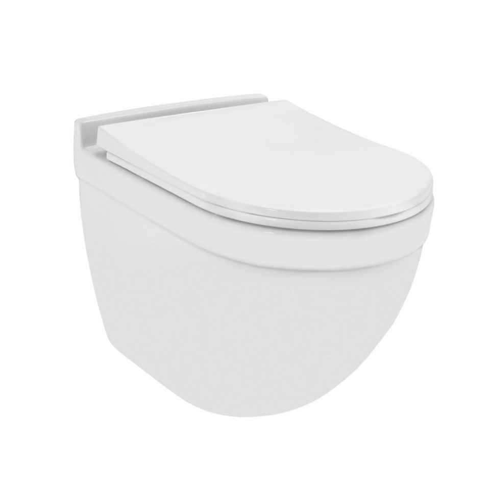 صورة Rimless, Blind Installation Wall Hung WC - White