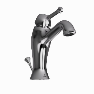 Picture of Single Lever Basin Mixer with Popup Waste - Black Chrome