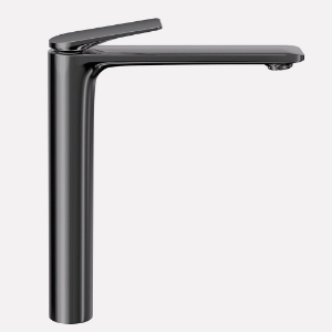 Picture of Single Lever High Neck Basin Mixer - Black Chrome