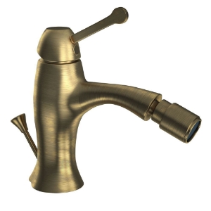 Picture of Single Lever Bidet Mixer with Popup Waste - Antique Bronze