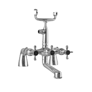 Picture of Bath & Shower Mixer with Telephone Shower Crutch - Chrome