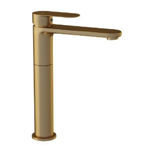 Picture of Single Lever High Neck Basin Mixer - Gold Matt PVD