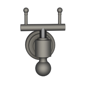 Picture of Double Robe Hook - Graphite