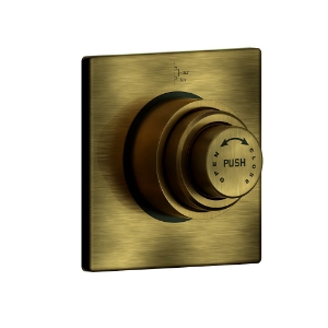 Picture of Metropole Regular In-wall Flush Valve - Antique Bronze