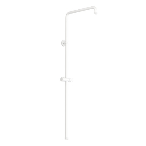 Picture of Exposed Shower Pipe with Hand Shower Holder, L-Type - White Matt