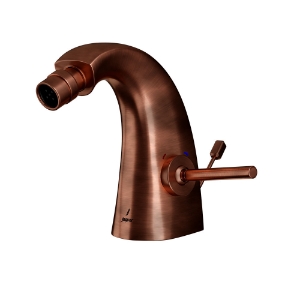 Picture of Joystick Bidet Mixer with Popup Waste - Antique Copper