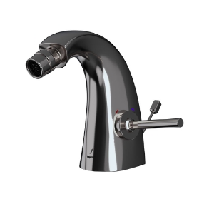 Picture of Joystick Bidet Mixer with Popup Waste - Black Chrome