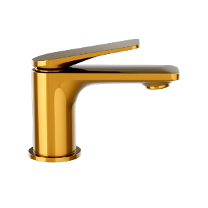 Picture of Single Lever Basin Mixer - Gold Bright PVD