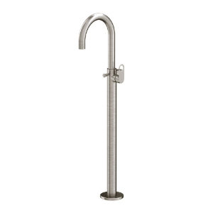 Picture of Exposed Parts of Floor Mounted Single Lever Bath Mixer - Stainless Steel