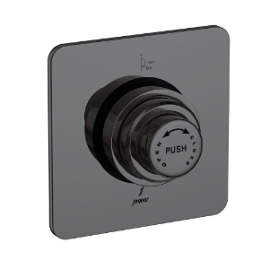 Picture of Metropole Dual Flow In-wall Flush Valve - Black Chrome