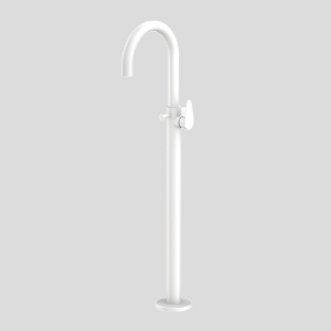 Picture of Vignette Prime Exposed Parts of Floor Mounted Single Lever Bath Mixer - White Matt