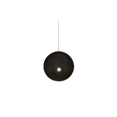 الصورة: 1 LT Black Hemp Rope Ball Pendant