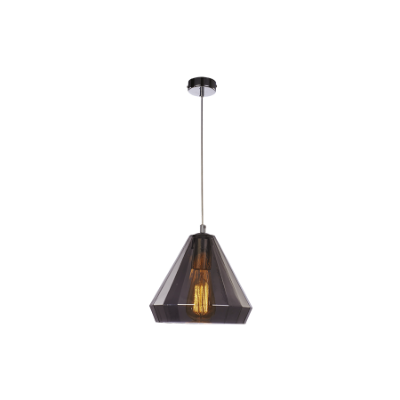 الصورة: 1 LT Smoky Glass Pendant