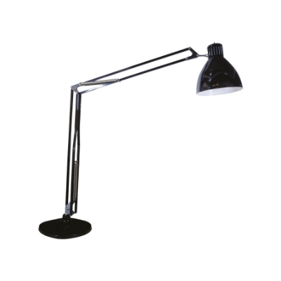 الصورة: Conical black shade floor Lamp