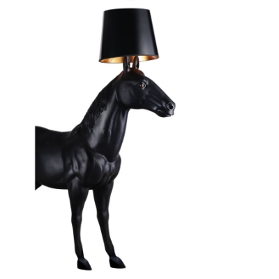 الصورة: PVC Shade Cheval Floor Lamp