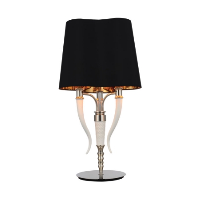 الصورة: Black fabric Table Lamp