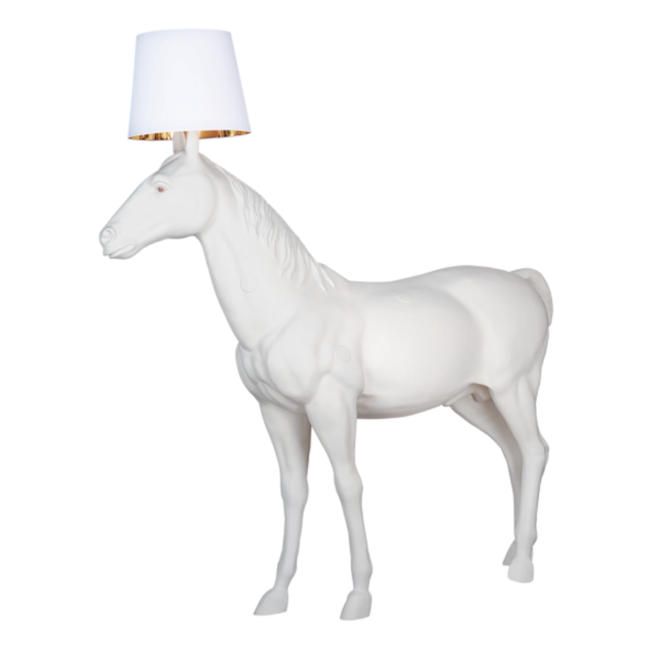 صورة PVC Shade Cheval Floor Lamp