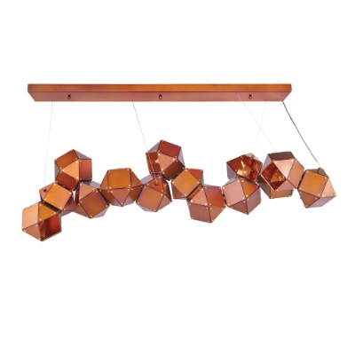 الصورة: 10 LT Aluminium Hexagon style Pendant