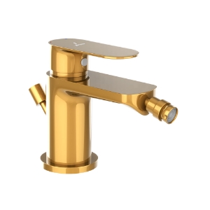 Picture of Single Lever Bidet Mixer with Popup Waste - Gold Bright PVD