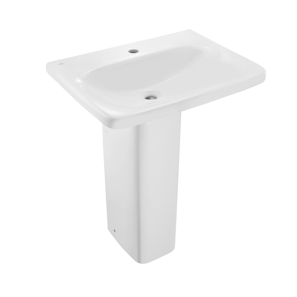 صورة Wall Hung Basin With Full Pedestal