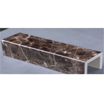 الصورة: Dark Grey Mesh Artificial Marble Ledge - (Size : 900x900)