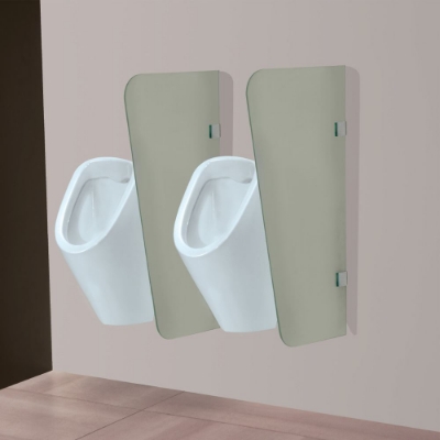 الصورة: Curve Shaped Urinal Partition - (Size : 450)