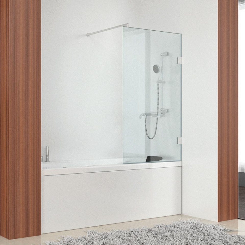 صورة Frameless Tub mounted enclosure - (Size : 600-800)