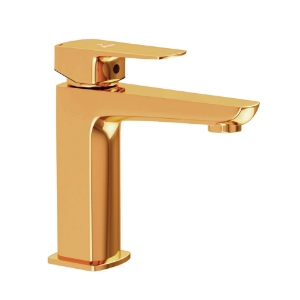 Picture of Single Lever Basin Mixer - Gold Bright PVD