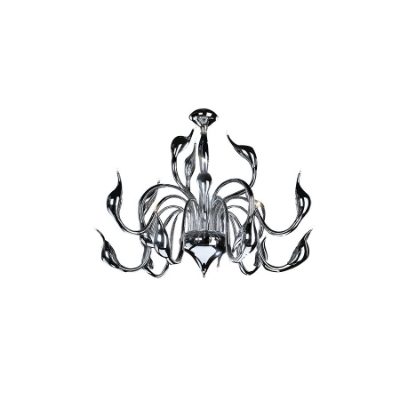 الصورة: Meta Swan Chandelier - Chrome