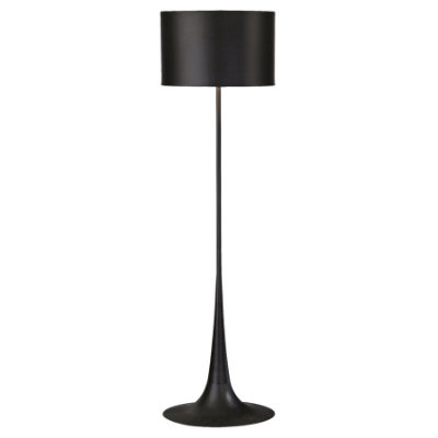 الصورة: Aluminium shade Floor Lamp - Black