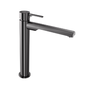 Picture of Single Lever High Neck Basin Mixer - Black Chrome