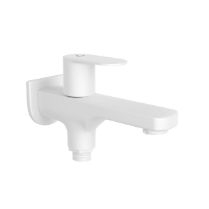 Picture of Two Way Bib Tap - White Matt