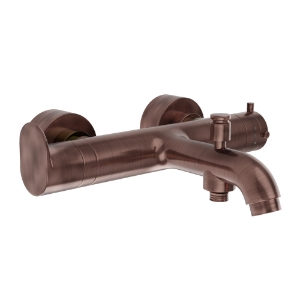 Picture of Opal Prime Thermostatic Bath & Shower Mixer - Antique Copper