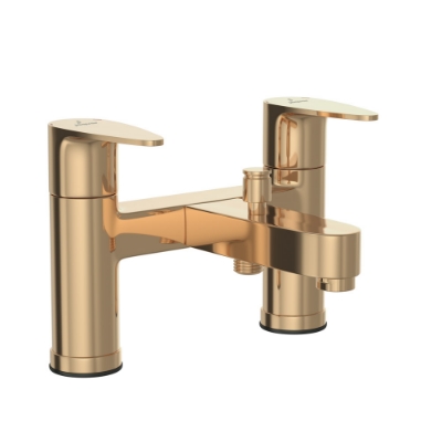 Picture of H Type Bath and Shower Mixer - Auric Gold