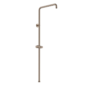 Picture of Exposed Shower Pipe with Hand Shower Holder, L-Type - Gold Dust