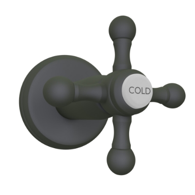 الصورة: In-wall Stop Valve Cold Only - Graphite