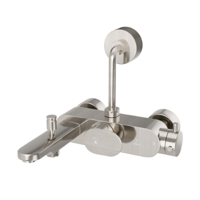 Picture of Exposed Thermostatic Bath & Shower Mixer 3-in-1 System - Stainless Steel