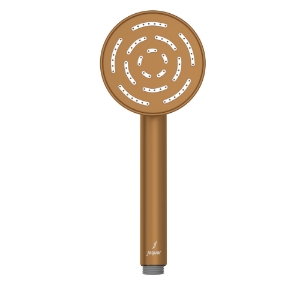 Picture of Single Function Round Shape Maze Hand Shower - Gold Matt PVD