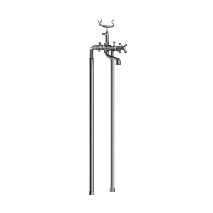 Picture of Bath & Shower Mixer with Telephone Shower Crutch - Stainless Steel