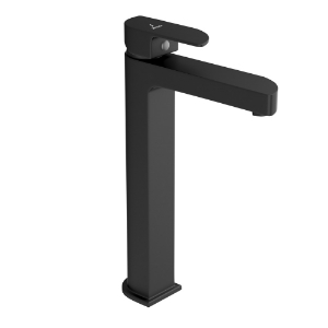 Picture of Single Lever High Neck Basin Mixer -Black Matt