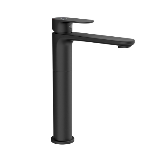 Picture of Single Lever High Neck Basin Mixer - Black Matt